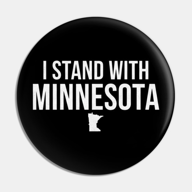 I Stand With Minnesota State Pride Supporter Pin by ArtistTee ⭐⭐⭐⭐⭐