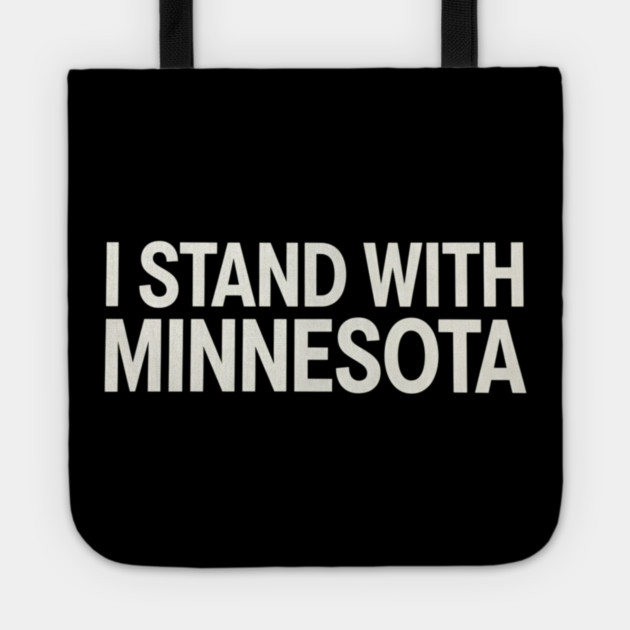 I Stand With Minnesota State Pride Supporter Tote by ArtistTee ⭐⭐⭐⭐⭐