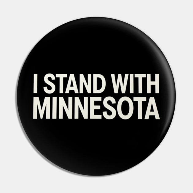 I Stand With Minnesota State Pride Supporter Pin by ArtistTee ⭐⭐⭐⭐⭐