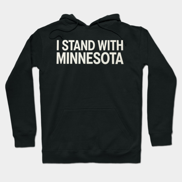 I Stand With Minnesota State Pride Supporter Hoodie by ArtistTee ⭐⭐⭐⭐⭐