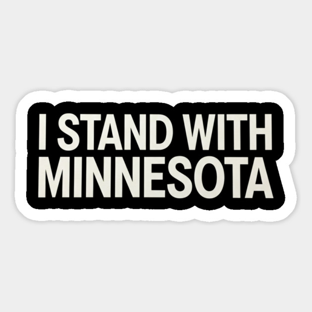 I Stand With Minnesota State Pride Supporter Magnet by ArtistTee ⭐⭐⭐⭐⭐