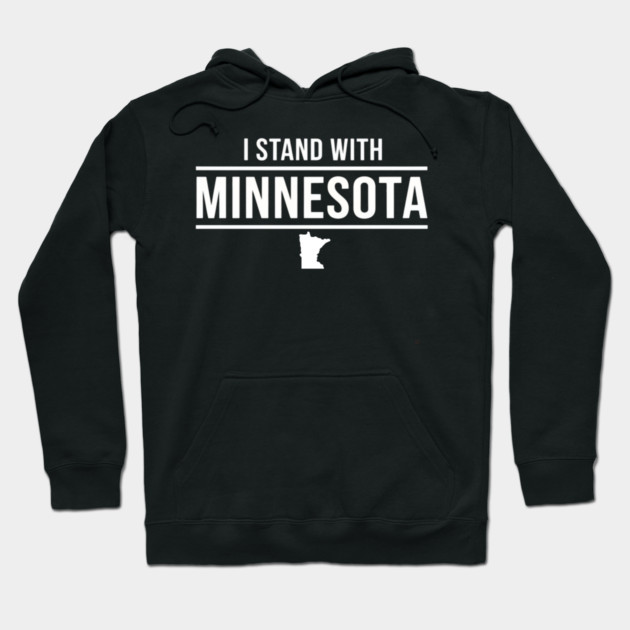 I Stand With Minnesota State Pride Supporter Hoodie by ArtistTee ⭐⭐⭐⭐⭐
