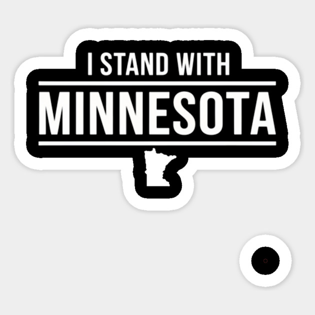 I Stand With Minnesota State Pride Supporter Sticker by ArtistTee ⭐⭐⭐⭐⭐
