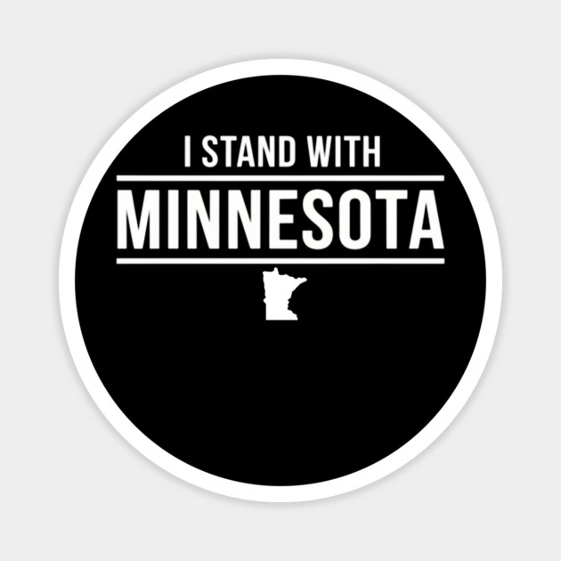 I Stand With Minnesota State Pride Supporter Magnet by ArtistTee ⭐⭐⭐⭐⭐
