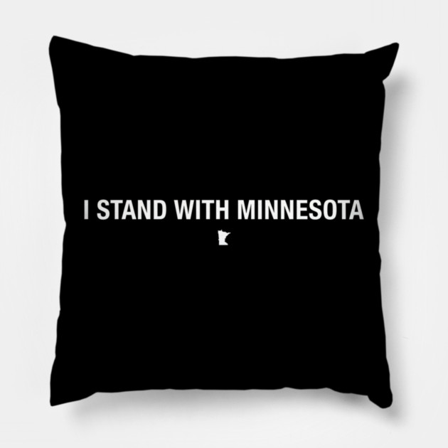 I Stand With Minnesota State Pride Supporter Pillow by ArtistTee ⭐⭐⭐⭐⭐