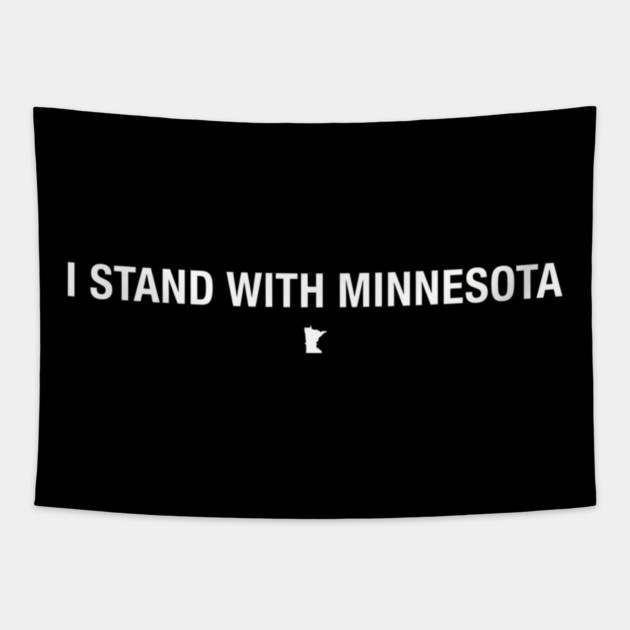 I Stand With Minnesota State Pride Supporter Tapestry by ArtistTee ⭐⭐⭐⭐⭐