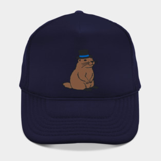 Dapper Groundhog in Top Hat – Groundhog Day Gentleman Hat