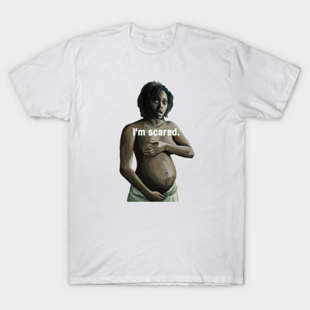 Children of Men: I'm Scared T-Shirt by 51Deesigns