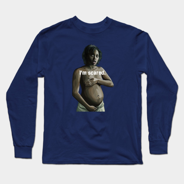 Children of Men: I'm Scared Long Sleeve T-Shirt by 51Deesigns