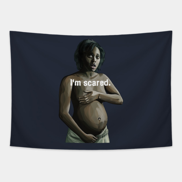 Children of Men: I'm Scared Tapestry by 51Deesigns