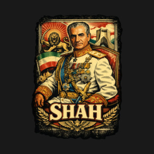 SHAH – Vintage Royal Portrait T-Shirt