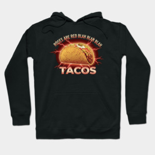 Anti Valentines Day Vintage 90s Taco Hoodie