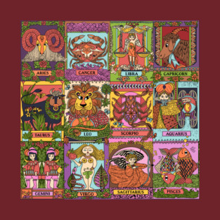 Groovy Vintage Zodiac T-Shirt