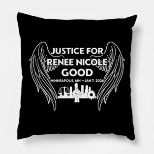 Justice for Renee Nicole Good Minneapolis MN Jan 7 2026 Pillow