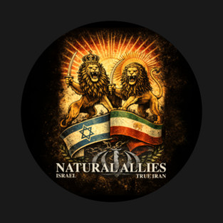Natural Allies – Lions of Israel & Iran T-Shirt