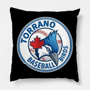 Toronto "Torrano Baseball Birds" Logo Pillow