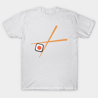 Chopstick Sushi Roll T-Shirt
