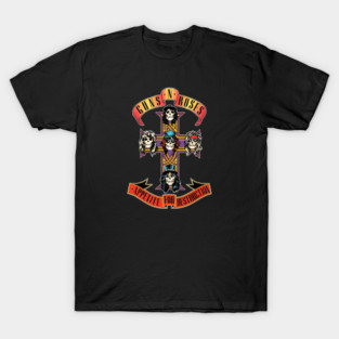 Guns N' Roses Appetite For Destruction Cross T-Shirt