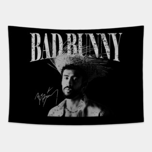 Bad Bunny, Benito Bowl Vintage Tee, Halftime Show Shirts T00659 Tapestry