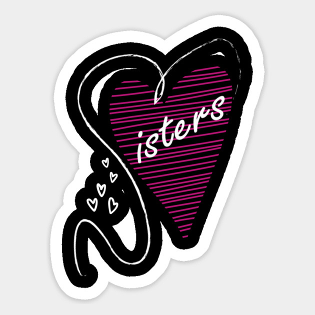 Sisters Magnet by Tshirtiz