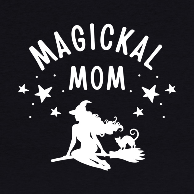 Magickal Mom Witch and Cat Mother's Day Cheeky Witch® by Cheeky Witch