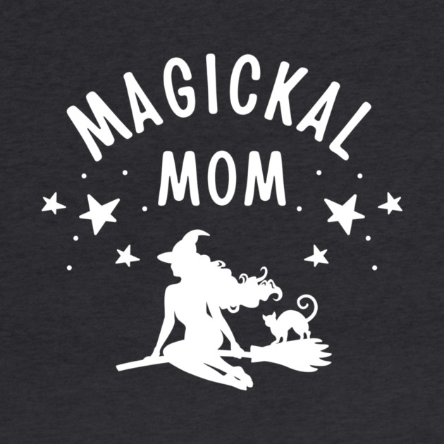 Magickal Mom Witch and Cat Mother's Day Cheeky Witch® by Cheeky Witch