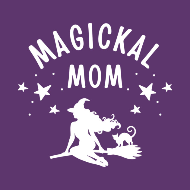 Magickal Mom Witch and Cat Mother's Day Cheeky Witch® by Cheeky Witch