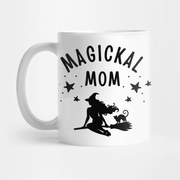 Magickal Mom Witch and Cat Mother's Day Cheeky Witch® by Cheeky Witch