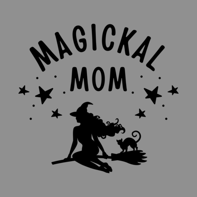 Magickal Mom Witch and Cat Mother's Day Cheeky Witch® by Cheeky Witch