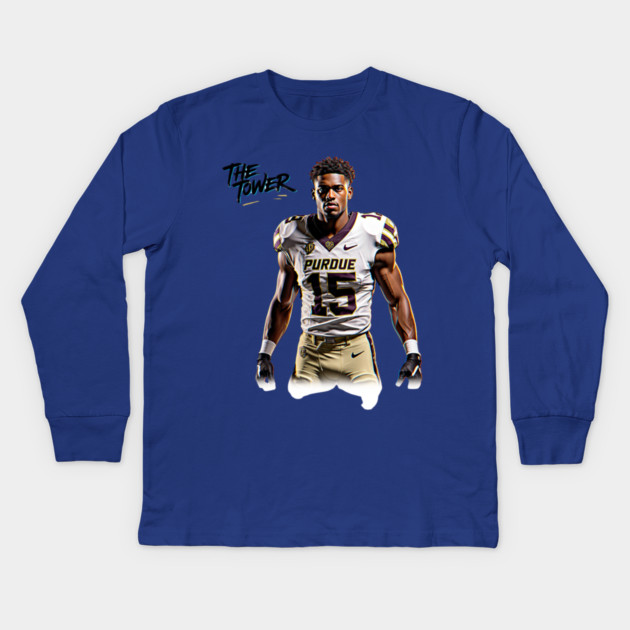 Neo Tower Kids Long Sleeve T-Shirt by Muhammad Naveed Khan