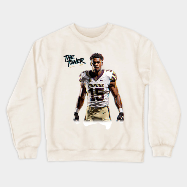 Neo Tower Crewneck Sweatshirt by Muhammad Naveed Khan