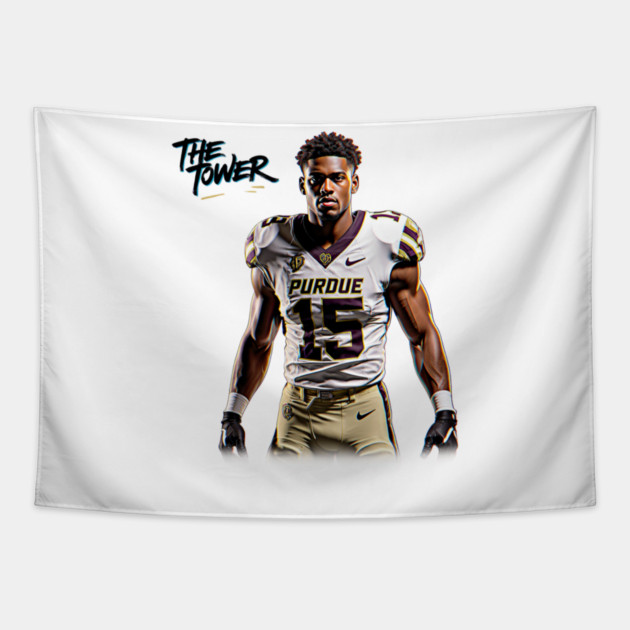 Neo Tower Tapestry by Muhammad Naveed Khan