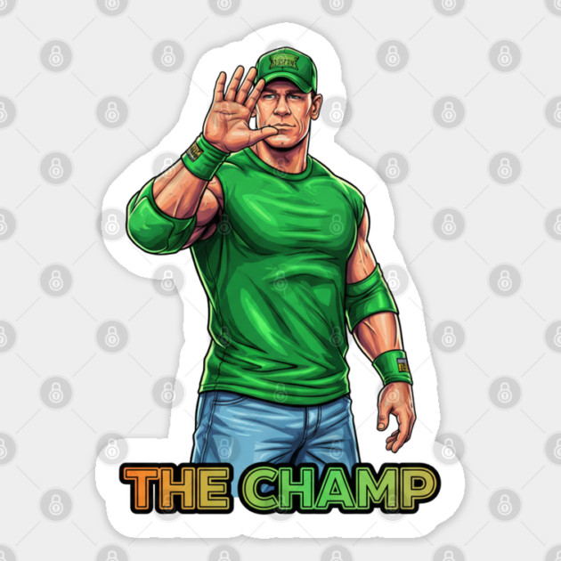 The Champ Sticker by Muhammad Naveed Khan