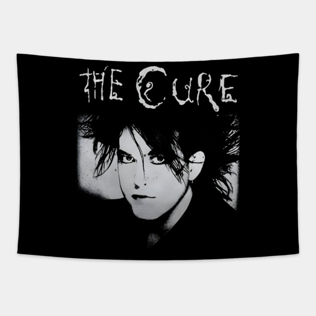 The-Cure-Band-Vintage Tapestry by dtr_art