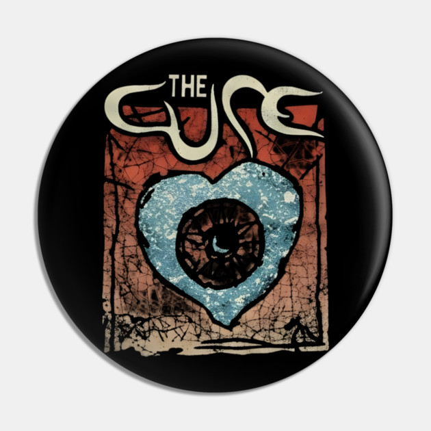 The-Cure-Band-Vintage Pin by dtr_art