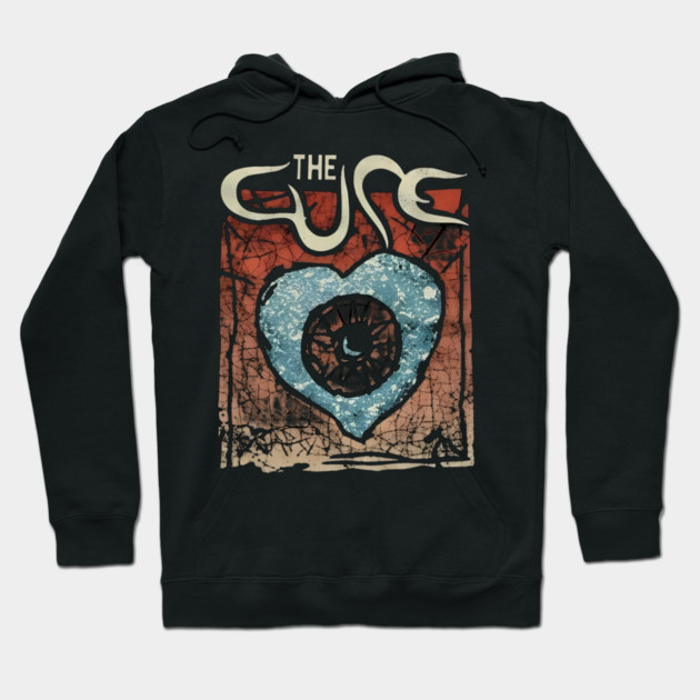 The-Cure-Band-Vintage Hoodie by dtr_art