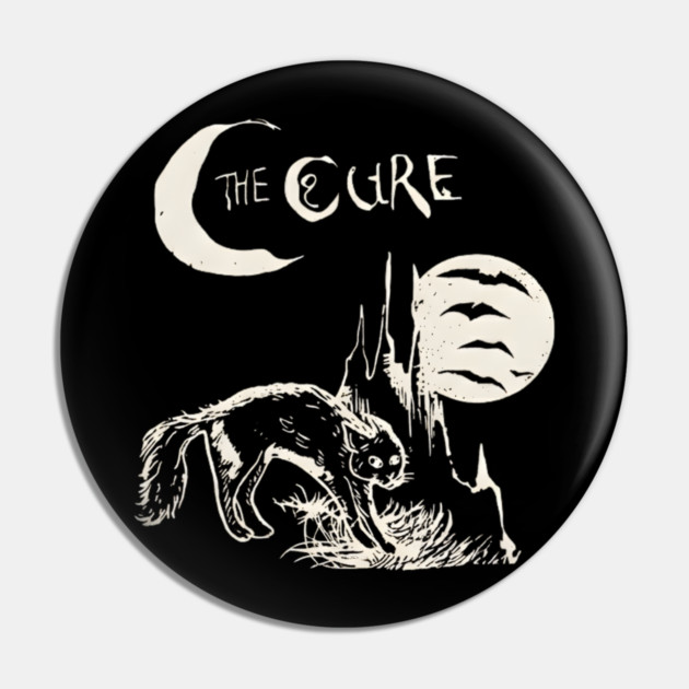 The-Cure-Band-Vintage Pin by dtr_art