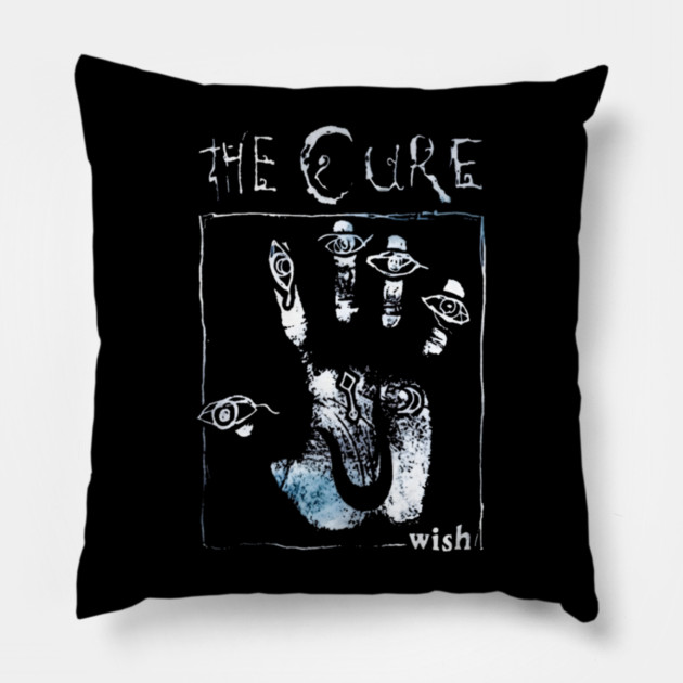 The-Cure-Band-Vintage Pillow by dtr_art