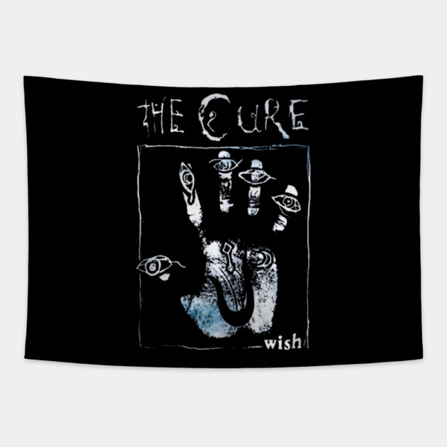 The-Cure-Band-Vintage Tapestry by dtr_art