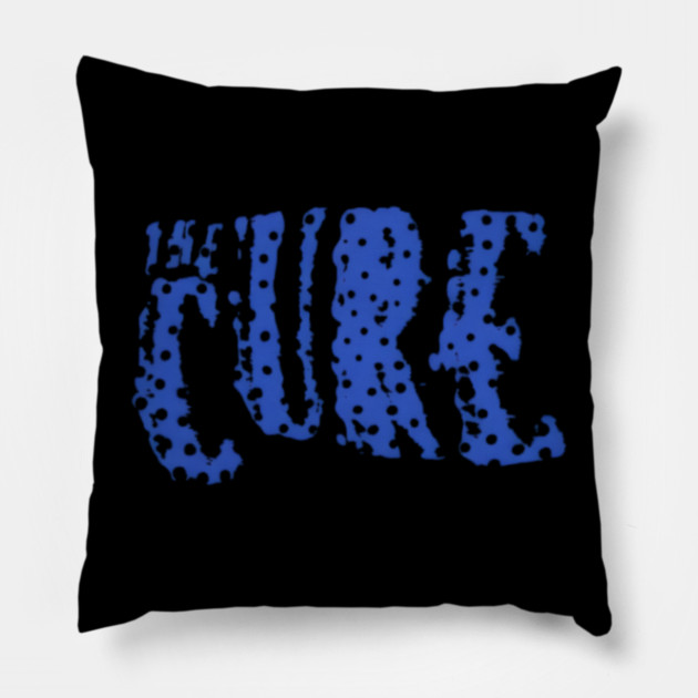The-Cure-Band-Vintage Pillow by dtr_art