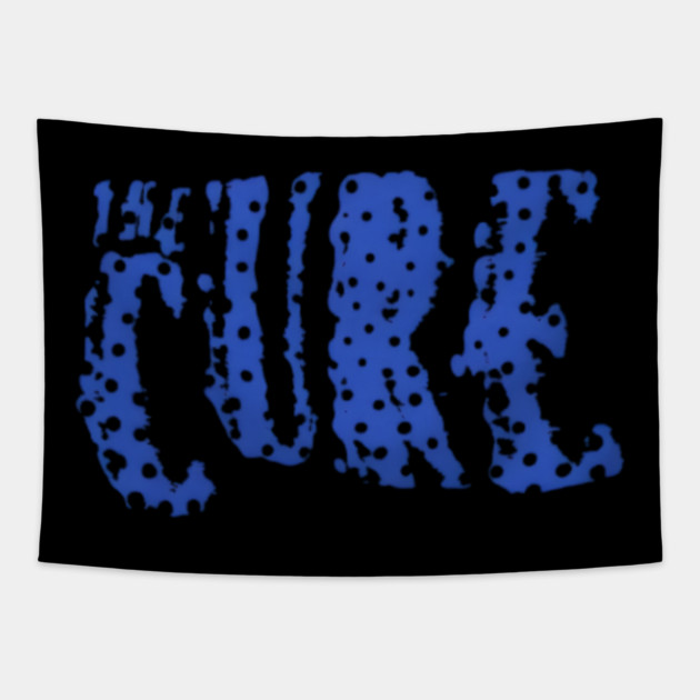 The-Cure-Band-Vintage Tapestry by dtr_art
