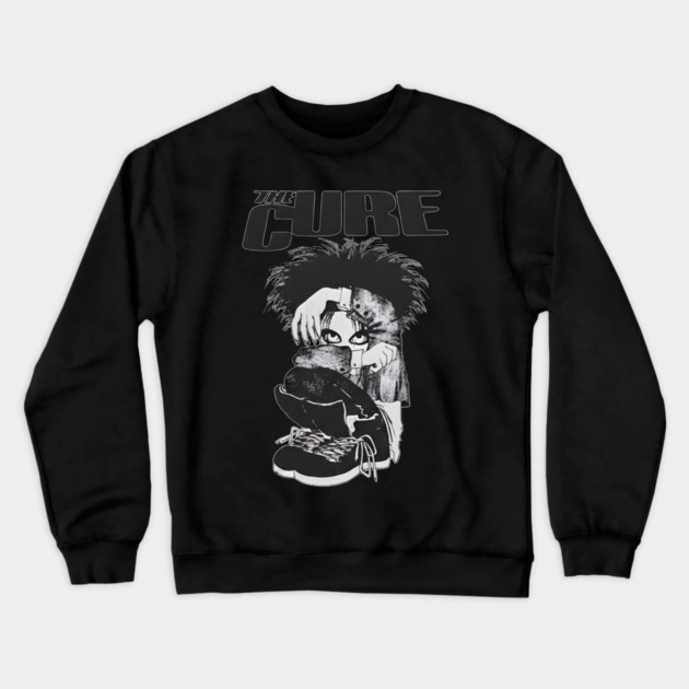 The-Cure-Band-Vintage Crewneck Sweatshirt by dtr_art