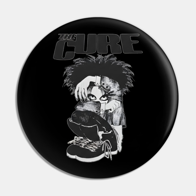 The-Cure-Band-Vintage Pin by dtr_art