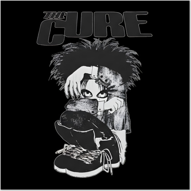 The-Cure-Band-Vintage Wall Art by dtr_art