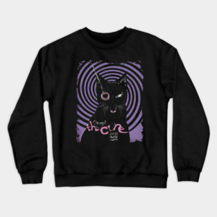 The-Cure-Band-Vintage-Cat Crewneck Sweatshirt