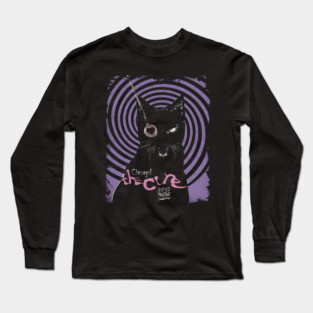 The-Cure-Band-Vintage-Cat Long Sleeve T-Shirt