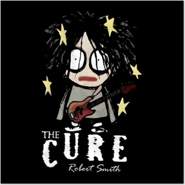 The-Cure-Band-Vintage Wall Art by dtr_art