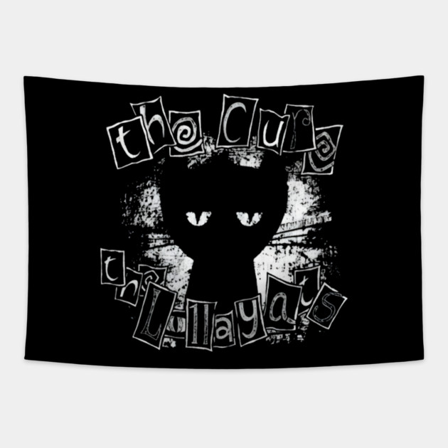 The-Cure-Band-Vintage Tapestry by dtr_art