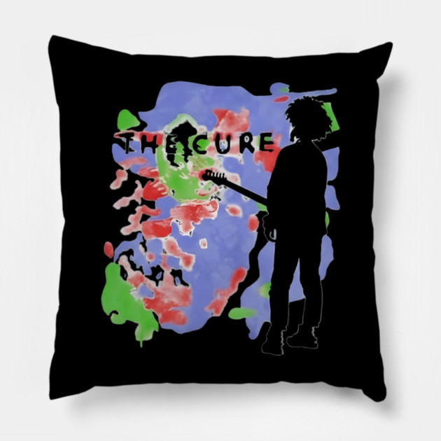 The-Cure-Band-Vintage Pillow by dtr_art
