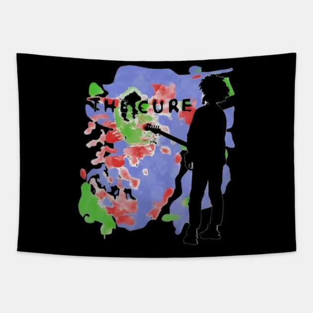 The-Cure-Band-Vintage Tapestry by dtr_art